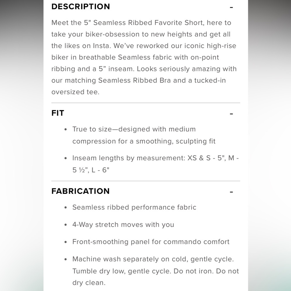 Alo Seamless Shorts - Picture 11 of 11